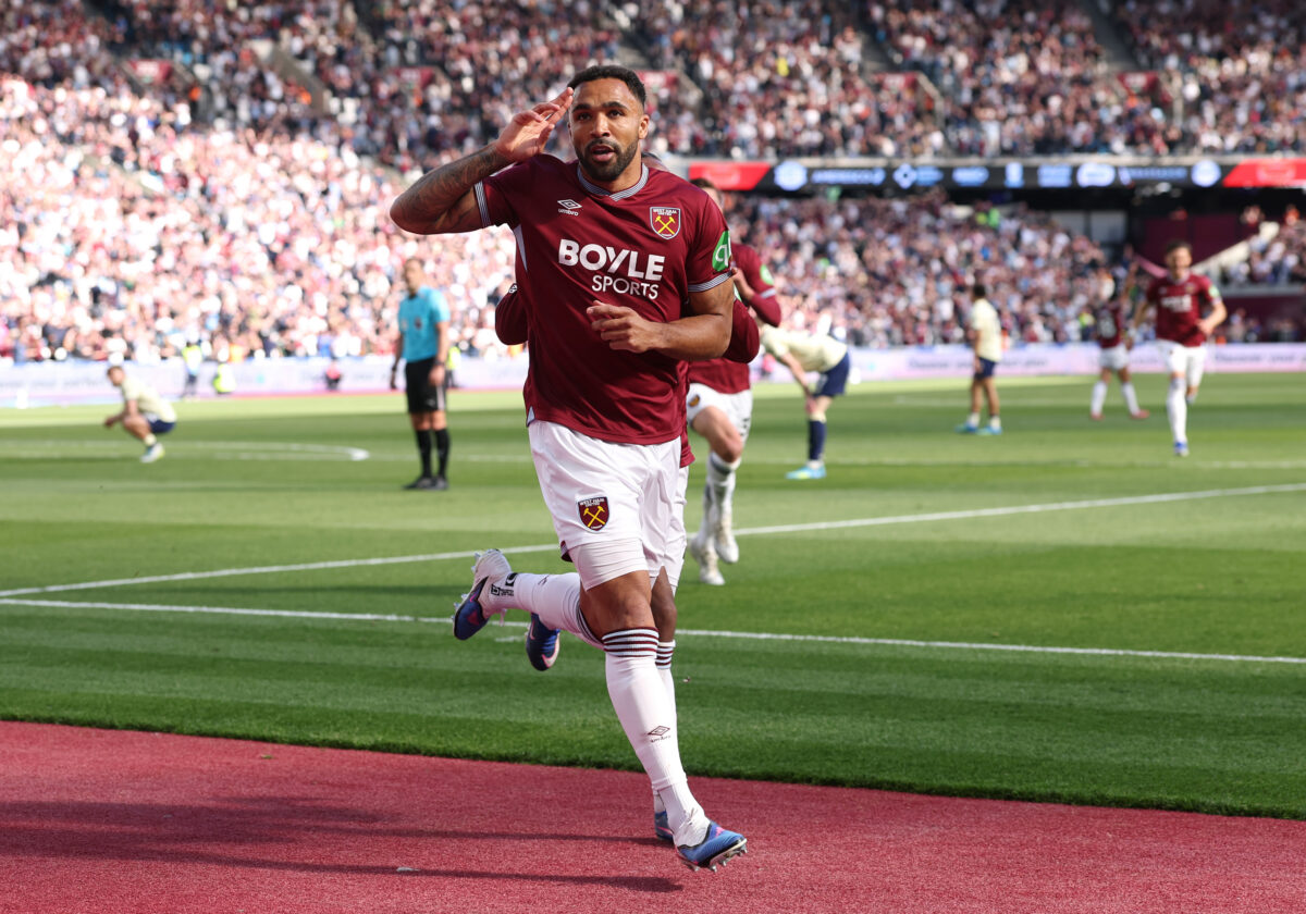 Callum Wilson, West ham segna il gol decisivo nel match contro l'Everton del 25 Aprile 2026 in Premier League - Ph Getty Images