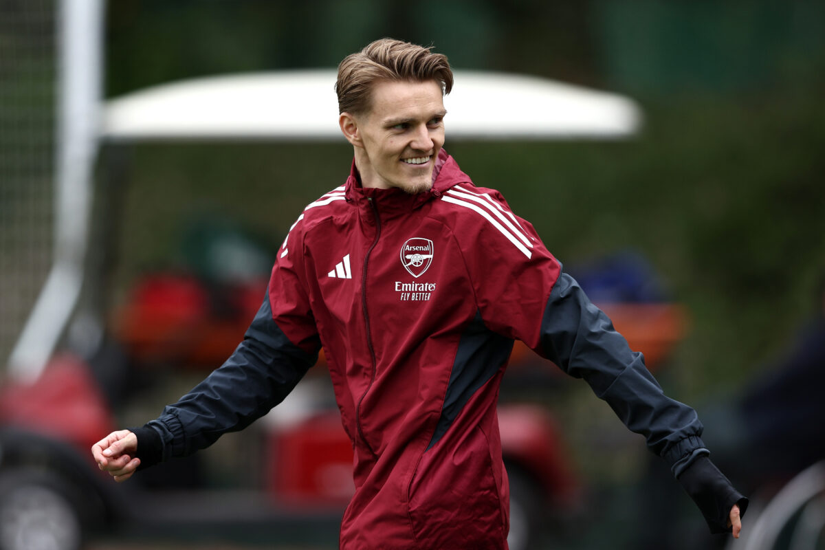Martin Ødegaard, centrocampista e capitano dell'Arsenal - Ph Getty Images