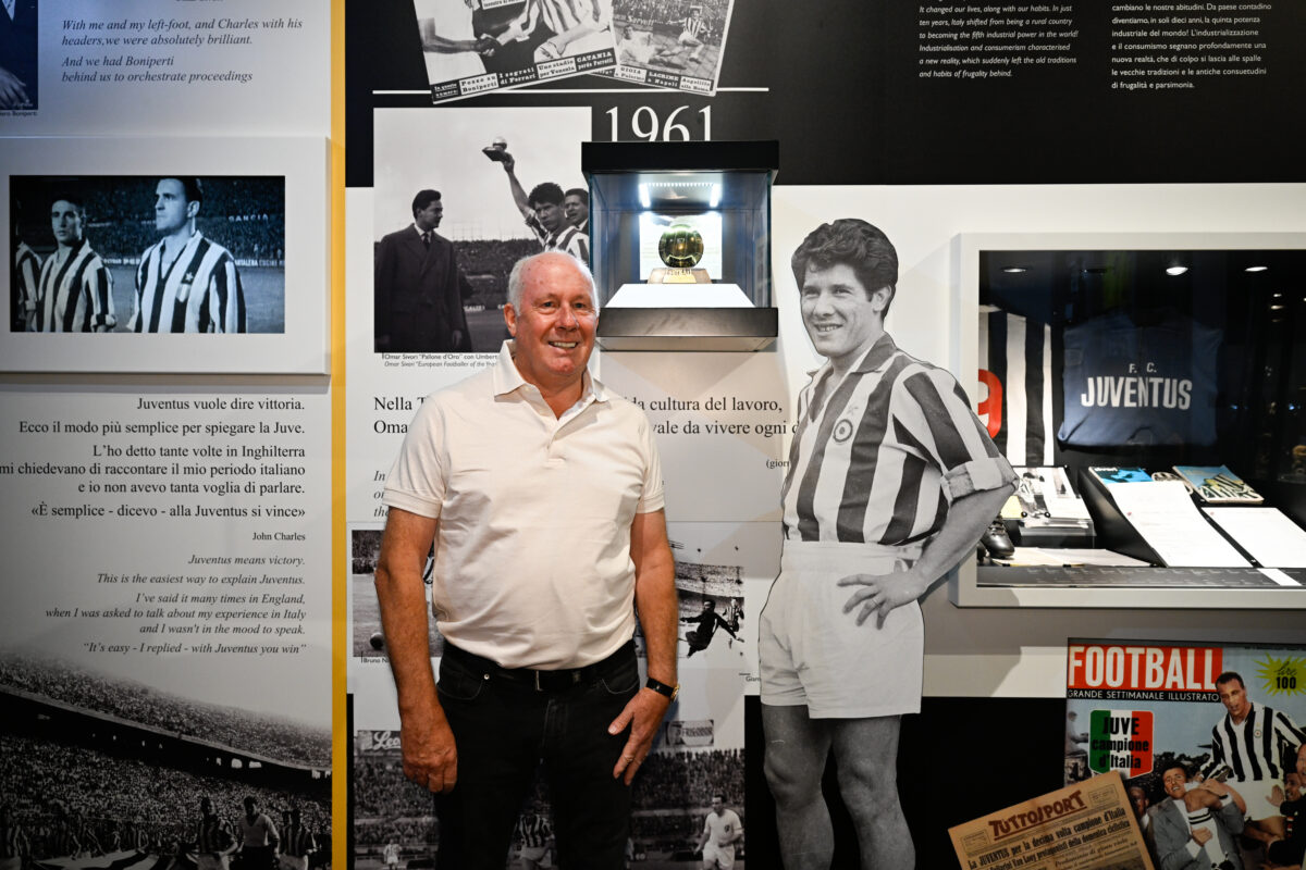 Liam Brady Visits Juventus