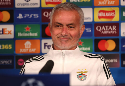 SL Benfica Training Session And Press Conference - UEFA Champions League 2025/26 League Phase MD3