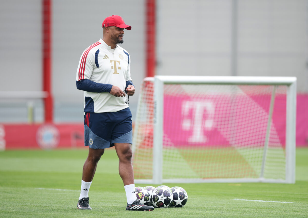 FC Bayern München Training Session And Press Conference - UEFA Champions League 2025/26 Semi Final Second Leg