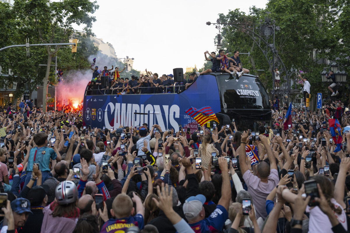 FC Barcelona Trophy Parade
