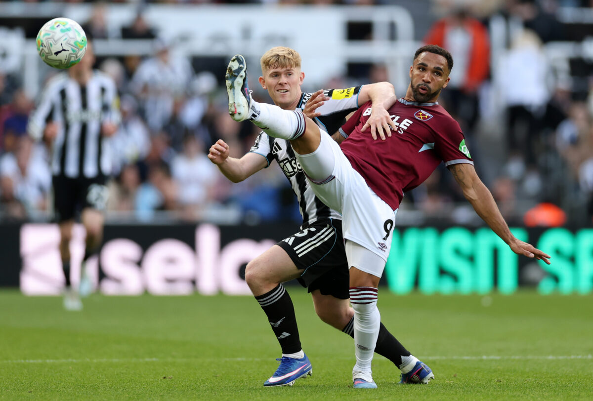 Callum Wilson durante la partita di Premier League tra Newcastle e West Ham del 17 Maggio 2026 - Ph Getty Images