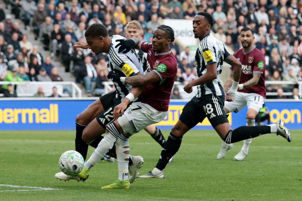 Azione di gioco durante la partita di Premier League tra Newcastle e West Ham del 17 Maggio 2026 - Ph Getty Images