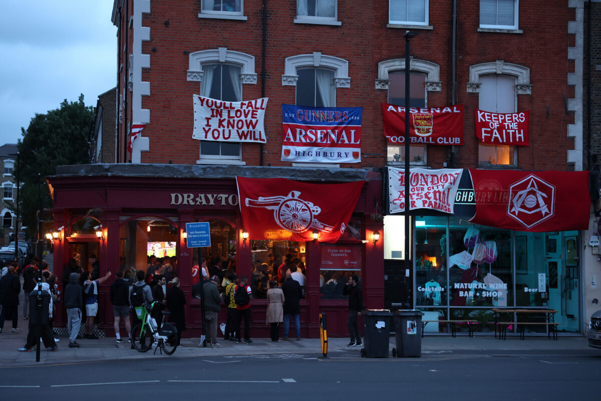 La festa dei tifosi dell'Arsenal per il titolo numero 14 (19 Maggio 2026) - Ph Getty Images