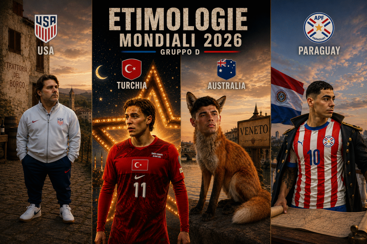 Etimologie Mondiali - Gruppo D