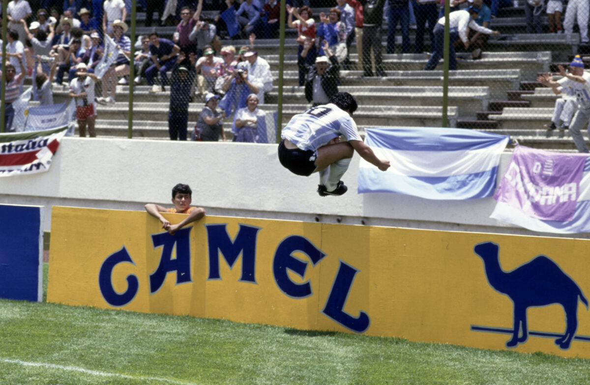 Diego Maradona Argentina v Italy 1986 FIFA World Cup