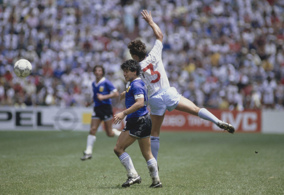 Diego Maradona Argentina v England FIFA 1986 World Cup