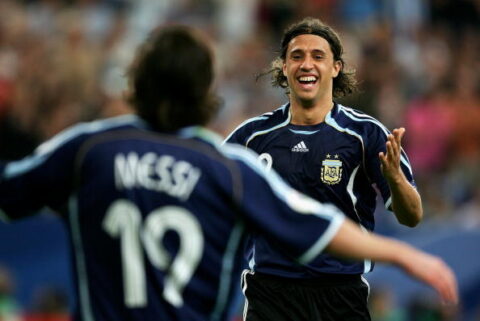 Messi e Crespo, Argentina-Serbia&Montenegro 2006