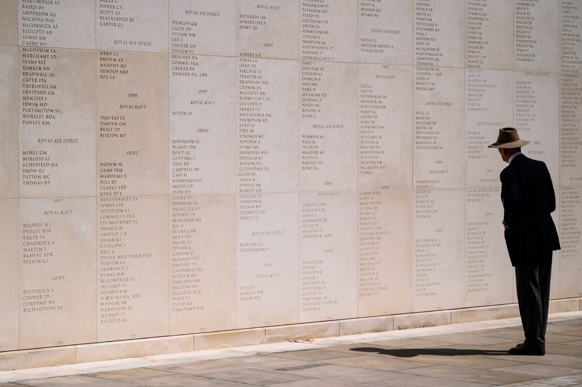 National Memorial Event Marks The 40th Anniversary Of The Falklands War