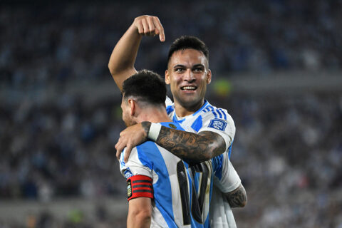 Lautaro Martinez e Messi, Argentina