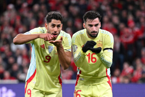 Denmark v Spain - UEFA Nations League 2024/25 League A Group A4