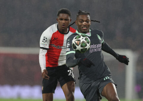 Feyenoord v AC Milan - UEFA Champions League 2024/25 League Knockout Play-off First Leg