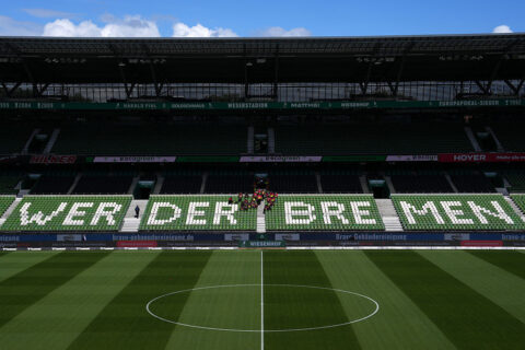 Werder Brema crollo tribuna