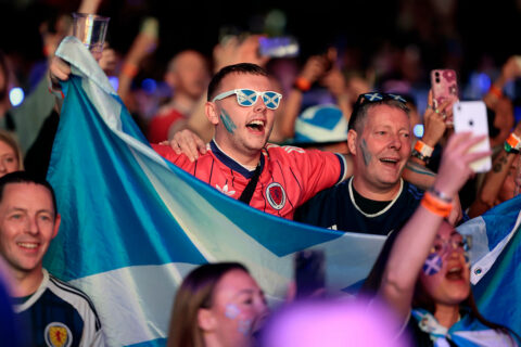 Football Fans Watch Scotland V Haiti In The 2026 FIFA World Cup