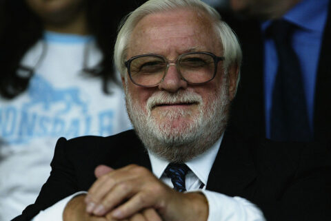 Chelsea chairman Ken Bates smiles