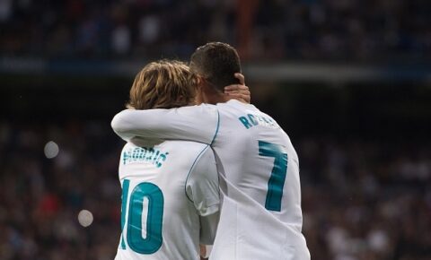 Cristiano Ronaldo e Luka Modric ai tempi del Real Madrid