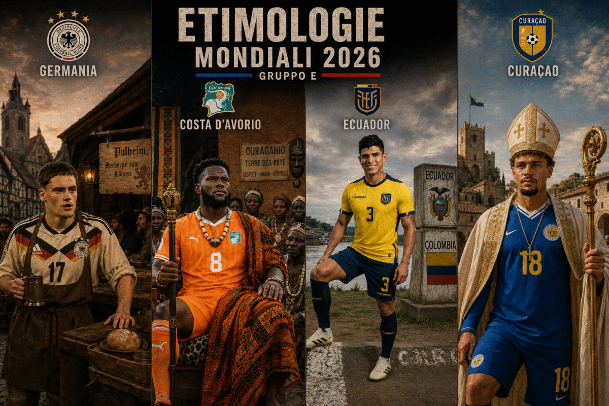 Mondiale 2026 etimologie Gruppo E