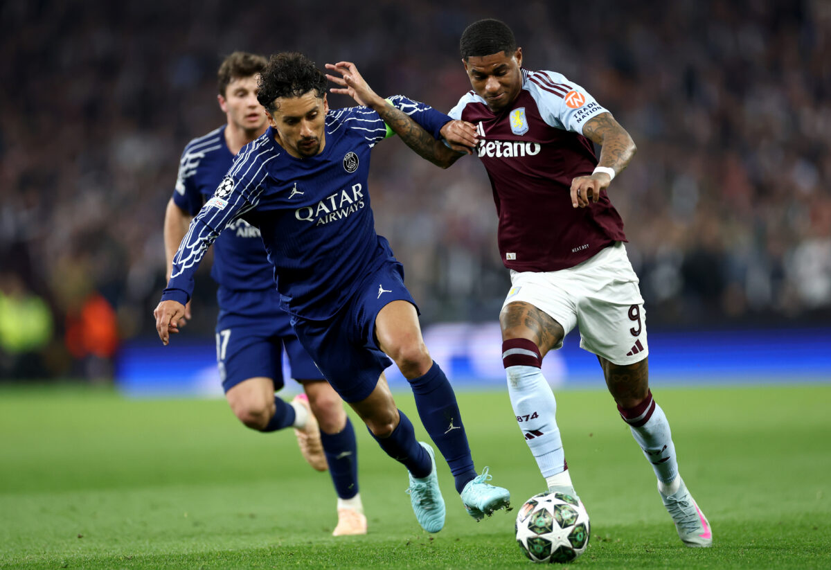 Aston Villa FC v Paris Saint-Germain - UEFA Champions League 2024/25 Quarter Final Second Leg