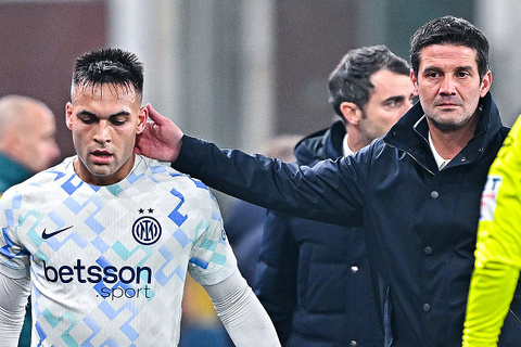 Lautaro Martinez e Chivu, Inter