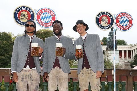 FC Bayern München Attends Oktoberfest