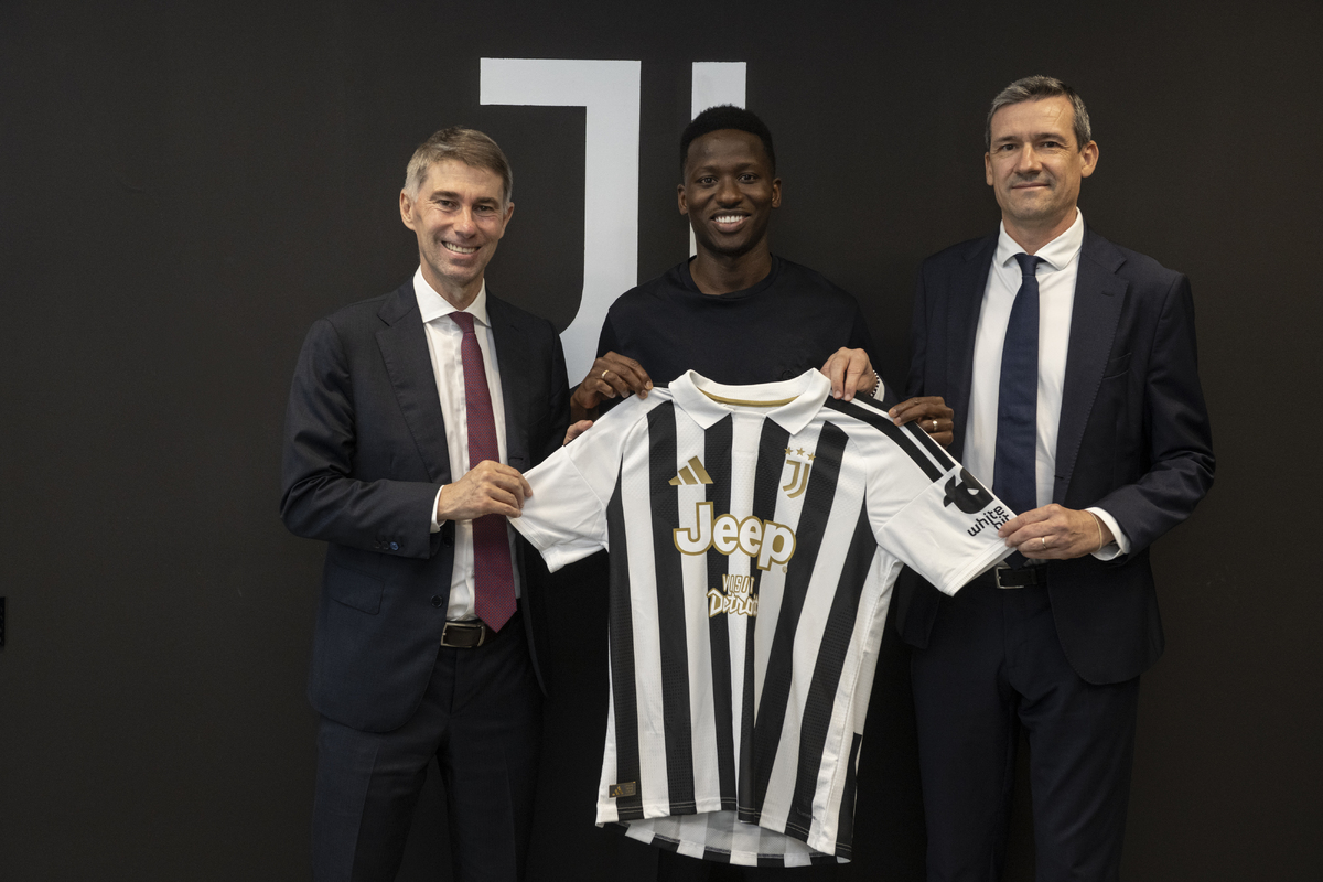 Juventus FC Unveil New Signing Pape Matar Sarr