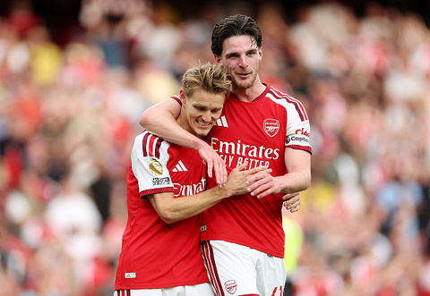 Odegaard e Rice, Arsenal di Arteta
