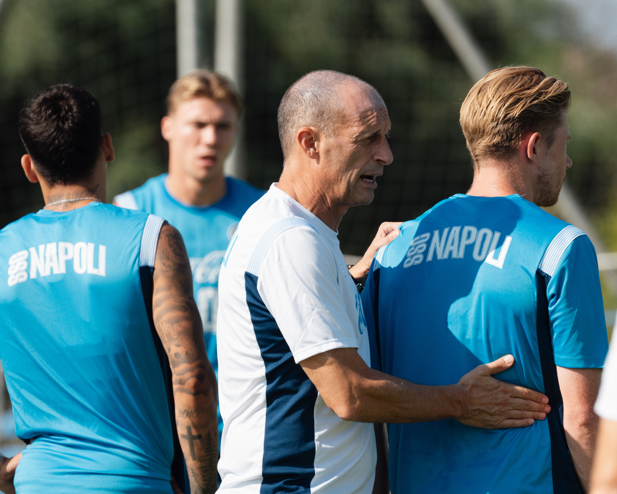 SSC Napoli Training Session And Press Conference - UEFA Champions League 2026/27 League Phase MD1