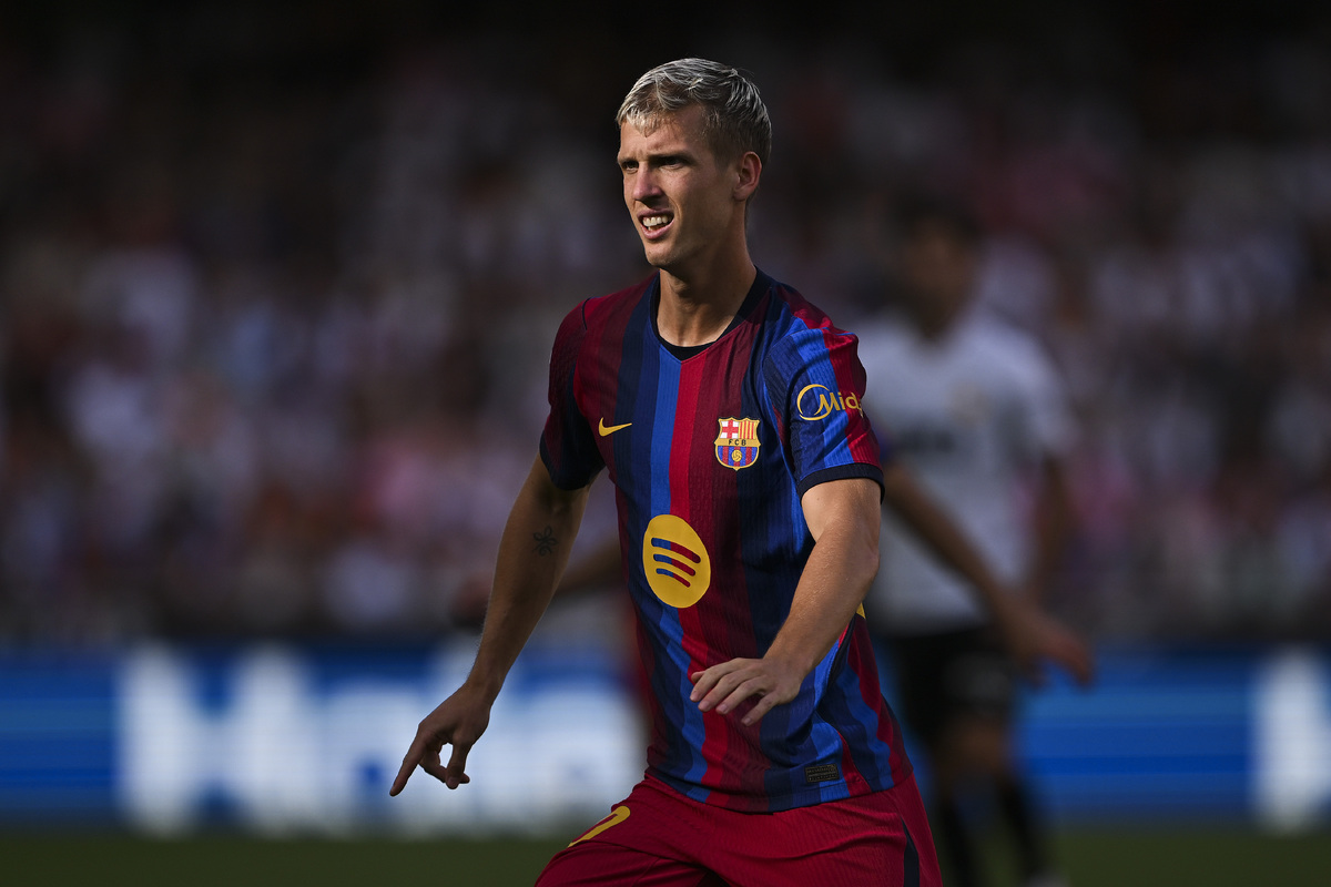 Dani Olmo, Barcellona infortunio