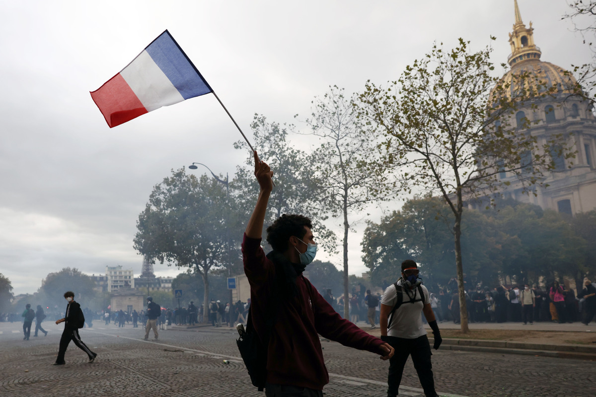 French Students And Trade Unions Hold Nationwide Day Of Action