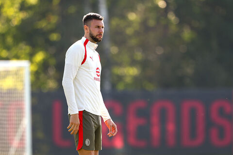 AC Milan Training Session And Press Conference - UEFA Europa League 2026/27 League Phase MD2