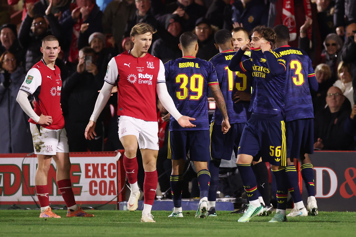 Fleetwood Town contro Arsenal - Quarto turno della Carabao Cup