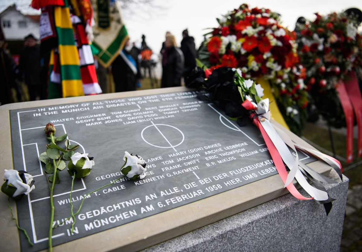 City Of Munich And Manchester United Commemorate The Munich Air Crash