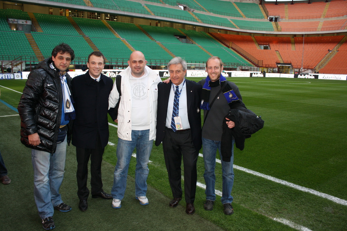 Inter Club Croazia dentro San Siro