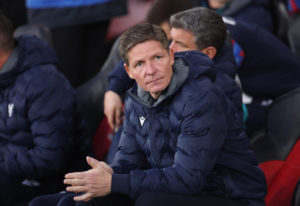 Oliver Glasner, Manager del Crystal Palace - Ph Getty Images