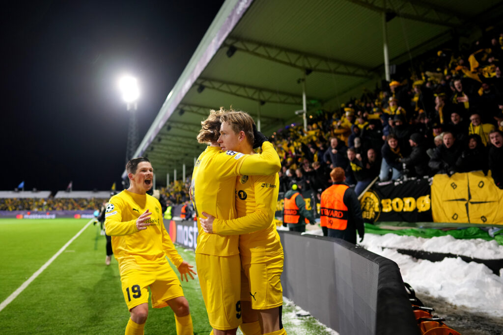 FK Bodo/Glimt v FC Internazionale Milano - UEFA Champions League 2025/26 League Knockout Play-off First Leg