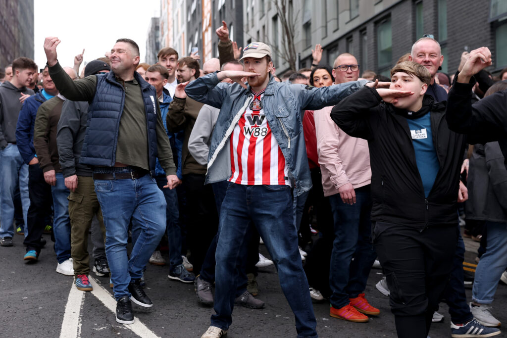 Tyne-Wear derby, tifosi del Sunderland - Ph Getty Images