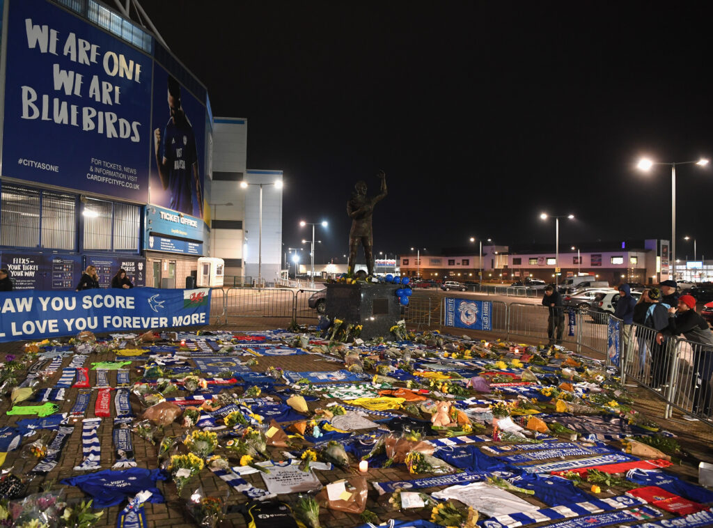 Tributes Are Made To Cardiff City's Missing Footballer As Search For Plane is Called Off