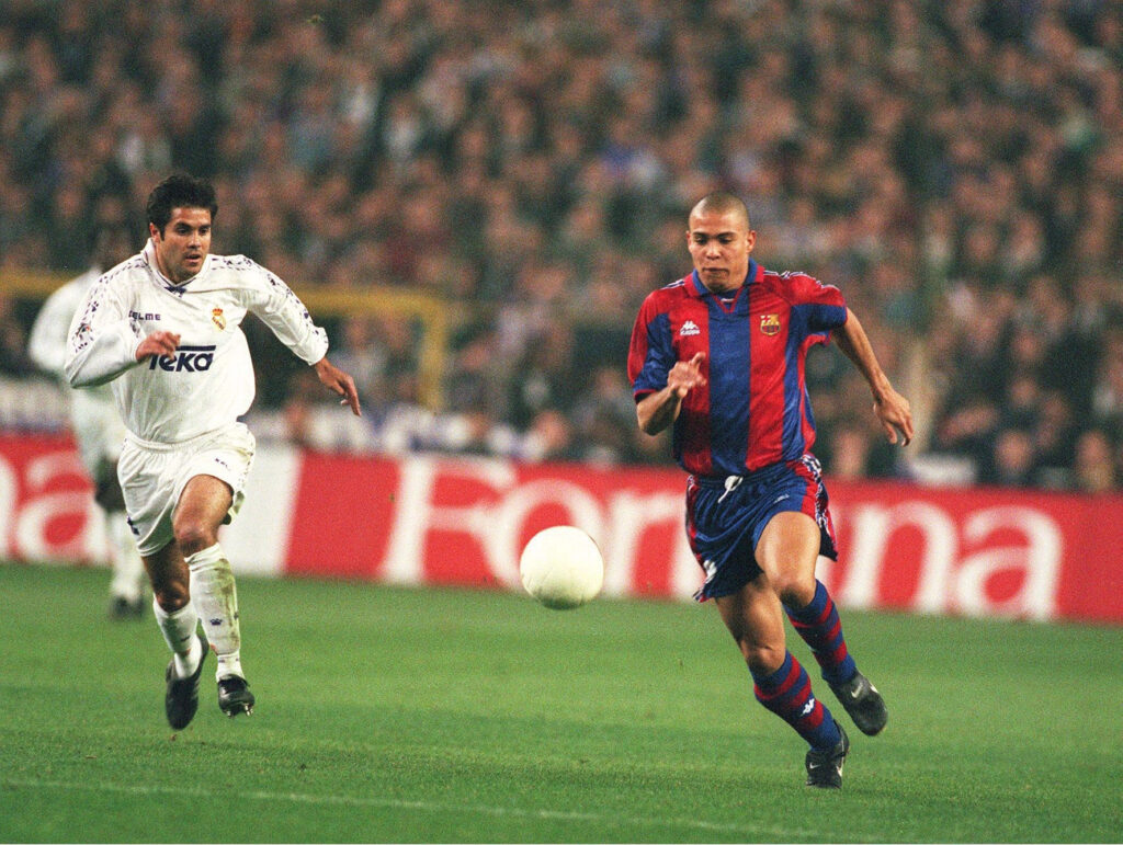 FUSSBALL: SPANISCHER POKAL 96/97 REAL MADRID